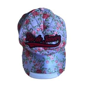 Rio de Janeiro Floral Red Roses Golden Robin Ruth Snapback Adult Cap Hat Brazil